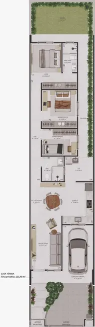 Foto 9 de Casa com 2 quartos à venda, 115m2 em Tocantins, Toledo - PR