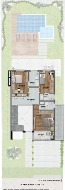 Casa com 3 quartos à venda, 223m2 em Centro, Viamao - RS - imagem 5 Foto 5 de Casa com 3 quartos à venda, 223m2 em Centro, Viamao - RS