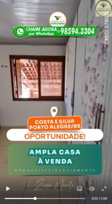 Foto 4 de Casa com 2 quartos à venda, 110m2 em Porto Alegre - RS