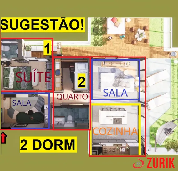 Foto 4 de Cobertura à venda, 45m2 em Barra Funda, São Paulo - SP