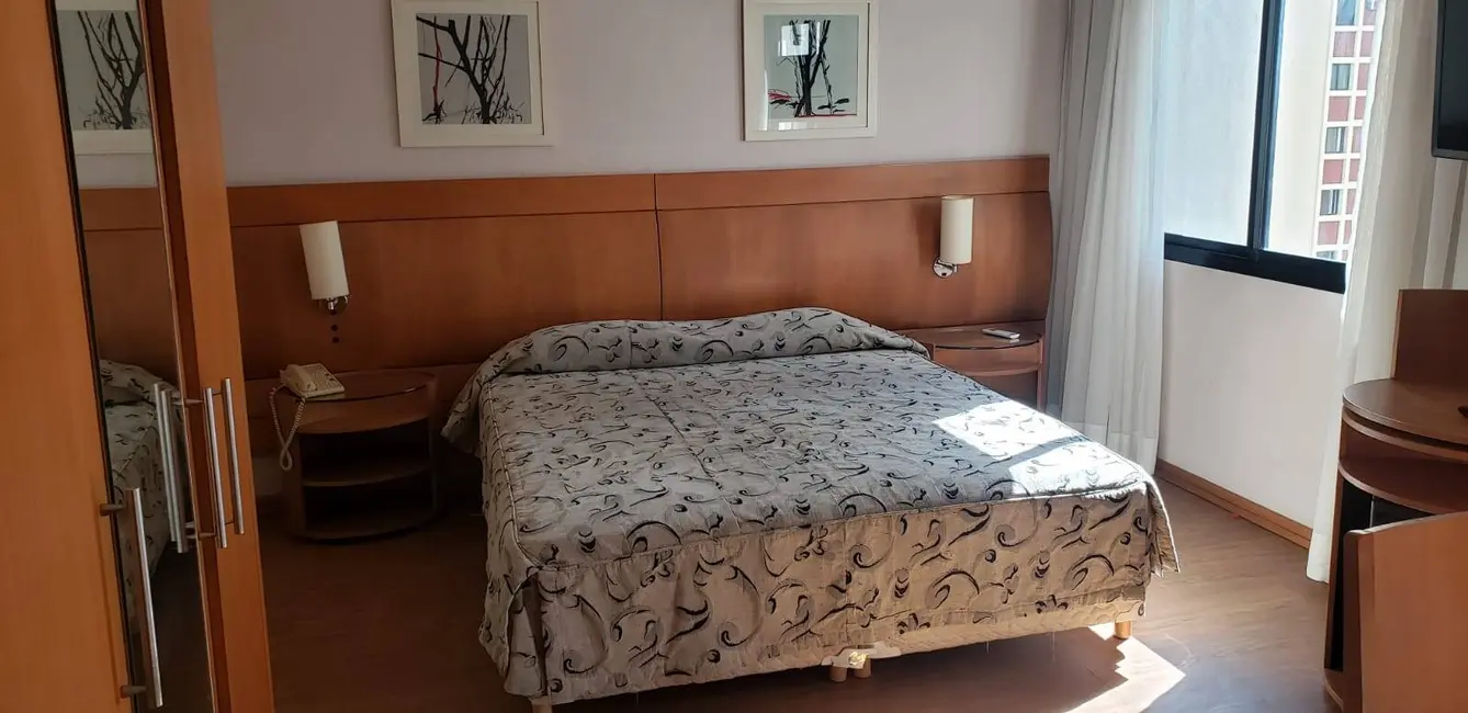 Foto 8 de Loft / Flat com 1 quarto para alugar, 27m2 em Indianópolis, São Paulo - SP