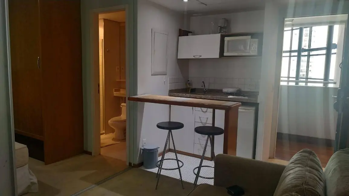 Foto 1 de Loft / Flat com 1 quarto para alugar, 27m2 em Indianópolis, São Paulo - SP