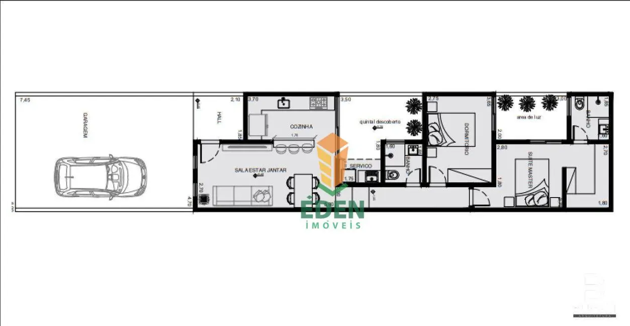 Foto 6 de Casa com 2 quartos à venda, 125m2 em Jardim Itanguá, Sorocaba - SP