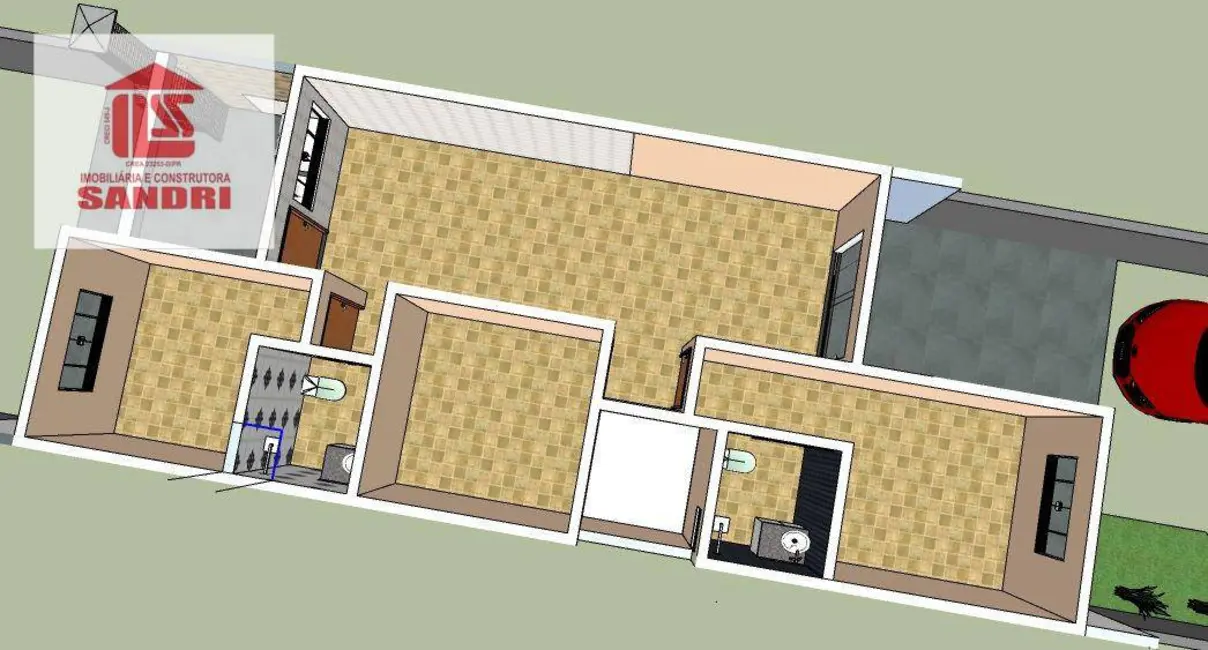 Casa com 3 quartos à venda, 150m2 em Jardim Nova Independência I, Sarandi - PR - imagem 3 Foto 3 de Casa com 3 quartos à venda, 150m2 em Jardim Nova Independência I, Sarandi - PR