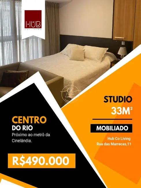 Apartamento com 1 quarto à venda, 33m2 em Centro, Rio De Janeiro - RJ - imagem 7 Foto 7 de Apartamento com 1 quarto à venda, 33m2 em Centro, Rio De Janeiro - RJ
