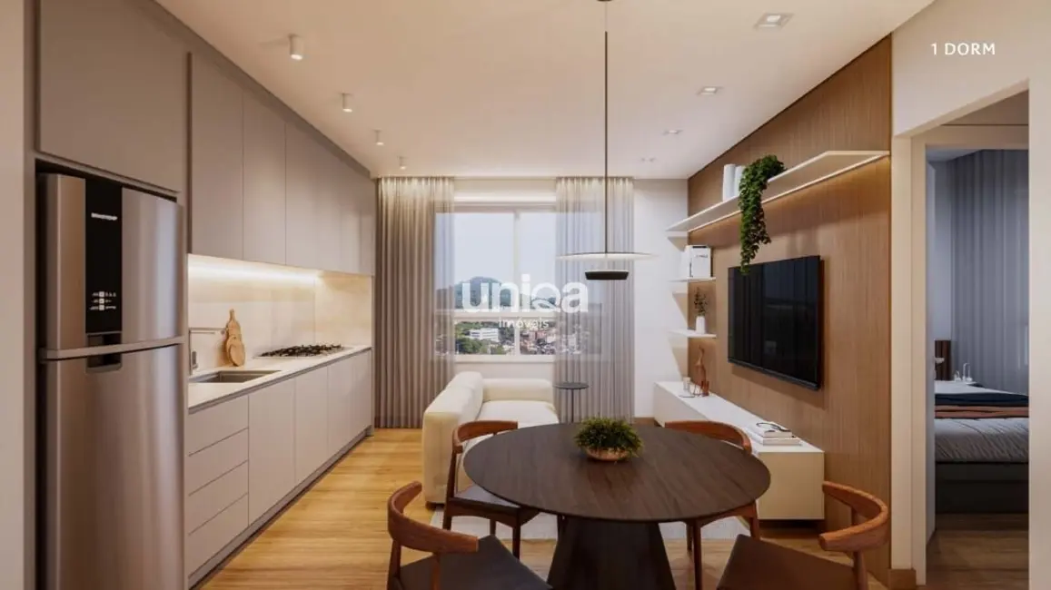 Foto 2 de Apartamento com 1 quarto à venda, 34m2 em Nossa Senhora das Dores, Santa Maria - RS
