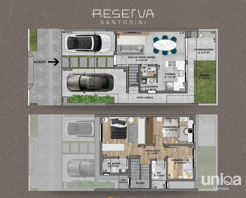 Foto 3 de Casa com 3 quartos à venda, 83m2 em São José, Santa Maria - RS