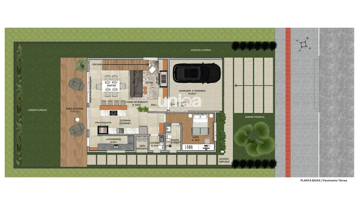 Foto 5 de Casa com 4 quartos à venda, 193m2 em Cerrito, Santa Maria - RS