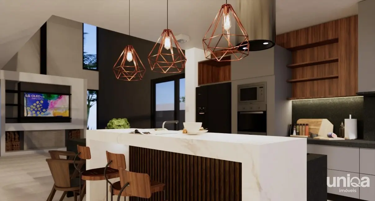 Foto 2 de Casa de Condomínio com 3 quartos à venda, 289m2 em Tomazetti, Santa Maria - RS