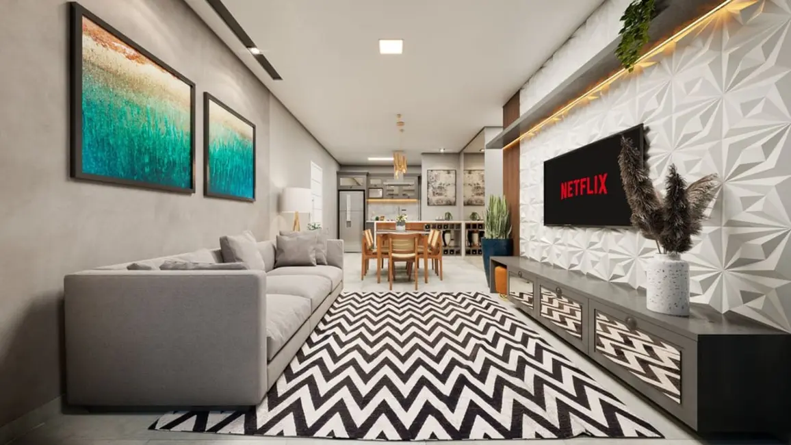 Apartamento com 2 quartos à venda, 54m2 em São Vicente, Itajai - SC - imagem 4 Foto 4 de Apartamento com 2 quartos à venda, 54m2 em São Vicente, Itajai - SC
