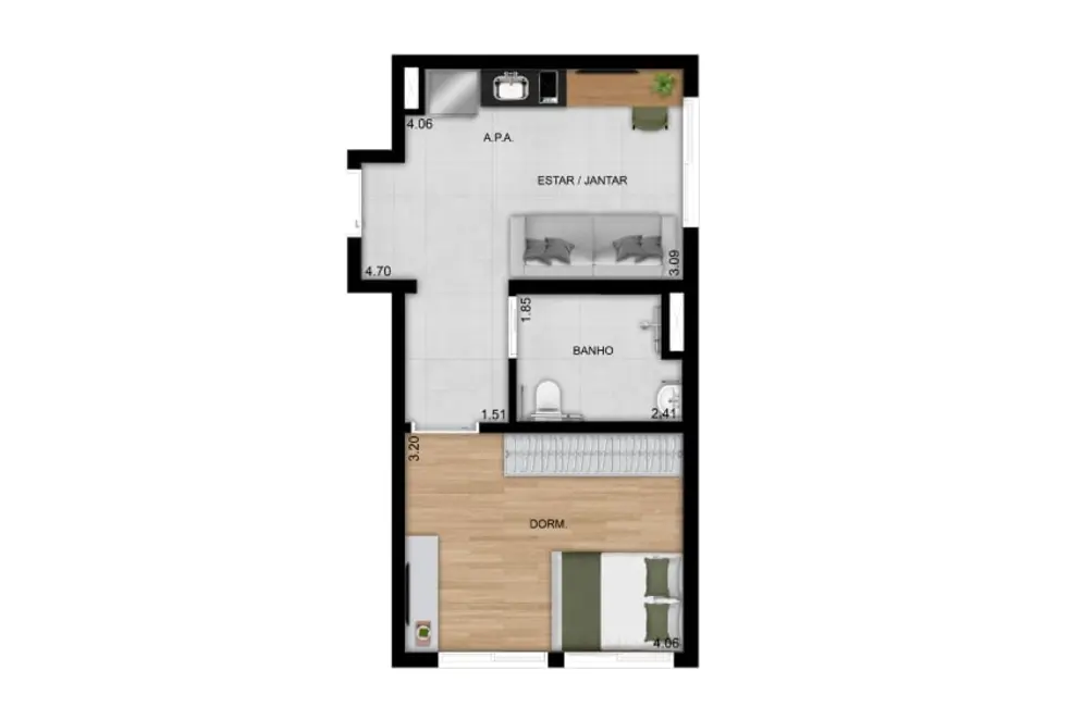 Foto 9 de Apartamento com 1 quarto à venda, 80m2 em Cidade Patriarca, São Paulo - SP