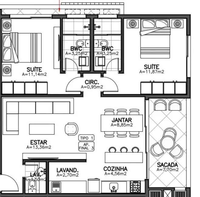 Foto 8 de Apartamento com 2 quartos à venda, 98m2 em Centro, Porto Belo - SC
