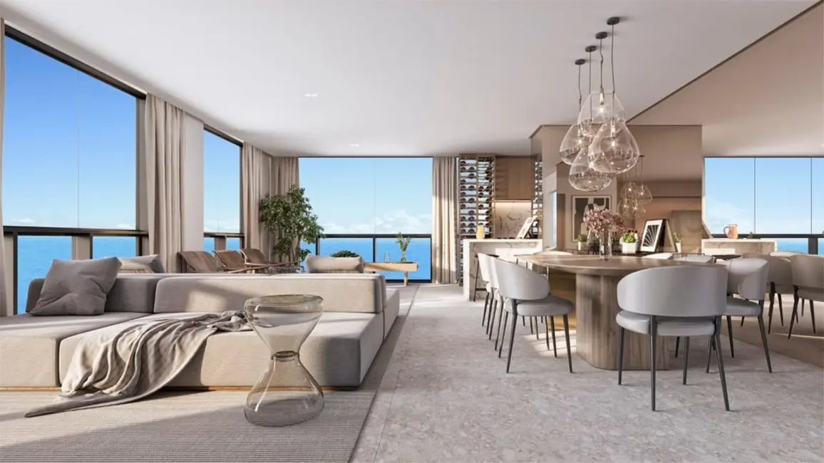 Foto 6 de Apartamento com 4 quartos à venda, 159m2 em Meia Praia, Itapema - SC