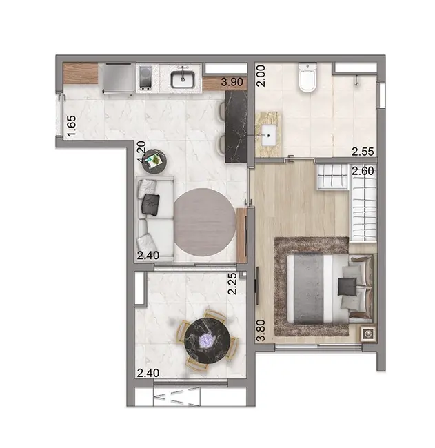 Foto 8 de Apartamento com 1 quarto à venda, 72m2 em Jardim Vila Mariana, São Paulo - SP