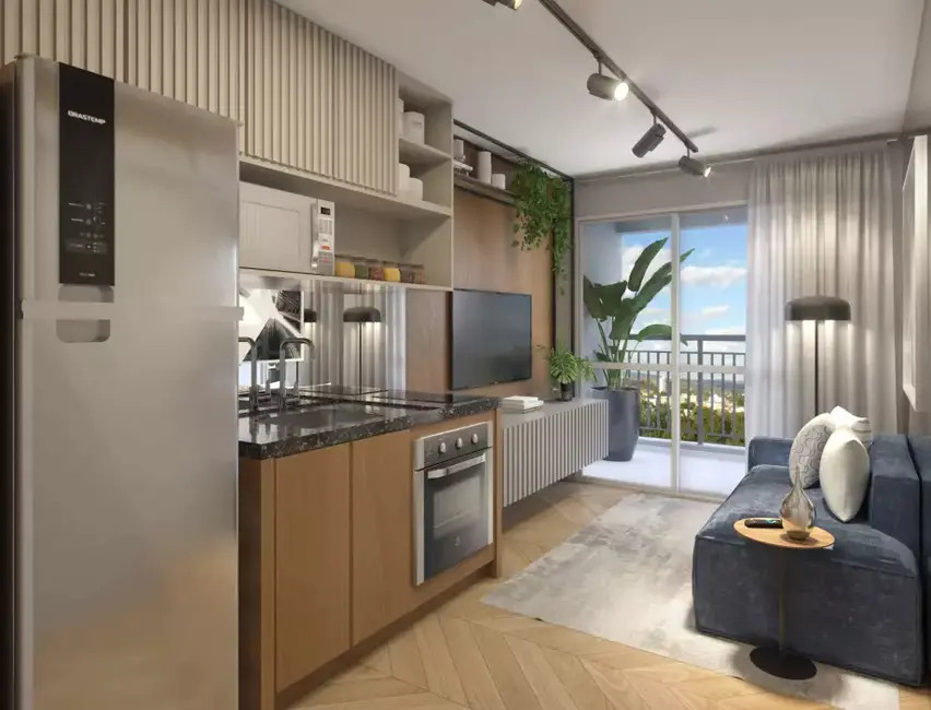 Apartamento com 1 quarto à venda, 59m2 em Pinheiros, São Paulo - SP - imagem 5 Foto 5 de Apartamento com 1 quarto à venda, 59m2 em Pinheiros, São Paulo - SP