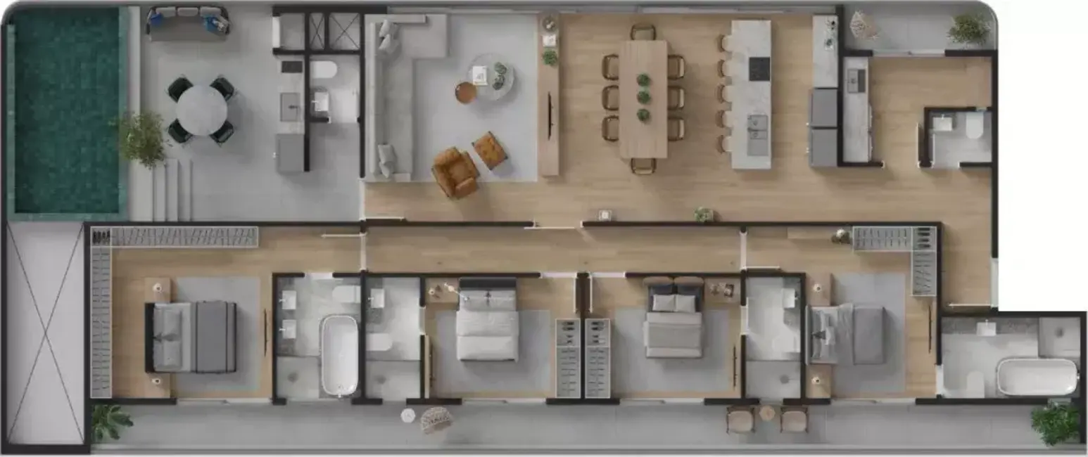 Foto 9 de Apartamento com 3 quartos à venda, 320m2 em Itajai - SC