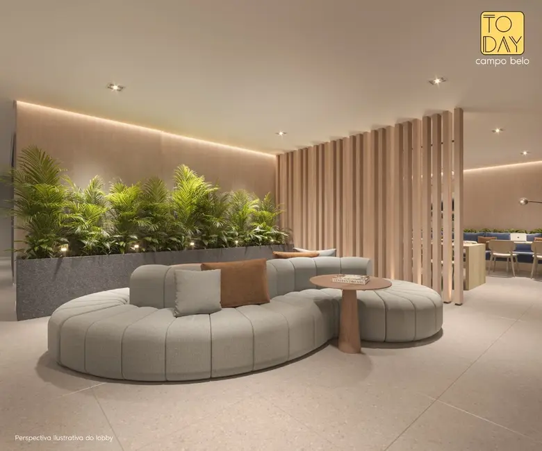 Apartamento com 2 quartos à venda, 40m2 em Campo Belo, São Paulo - SP - imagem 3 Foto 3 de Apartamento com 2 quartos à venda, 40m2 em Campo Belo, São Paulo - SP
