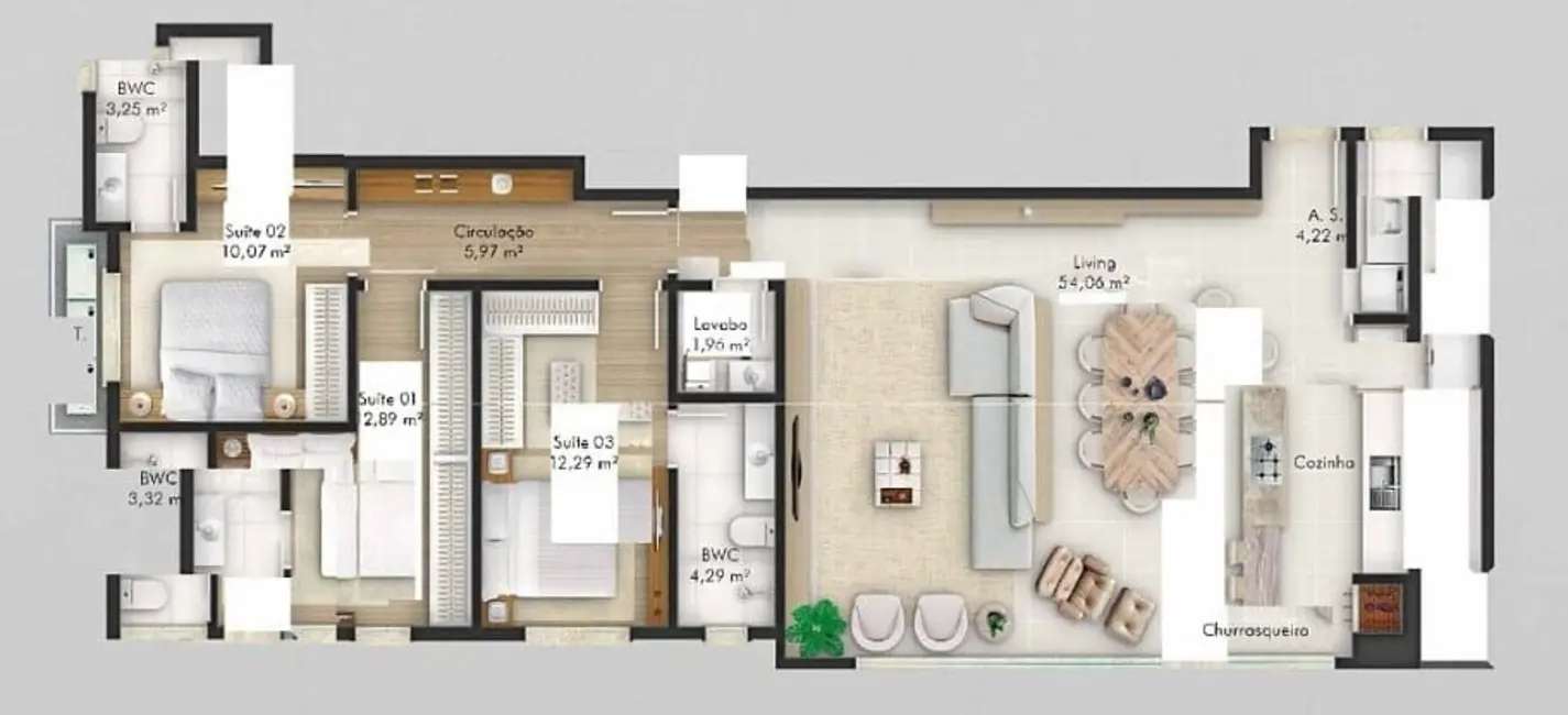 Foto 5 de Apartamento com 4 quartos à venda, 148m2 em Itapema - SC