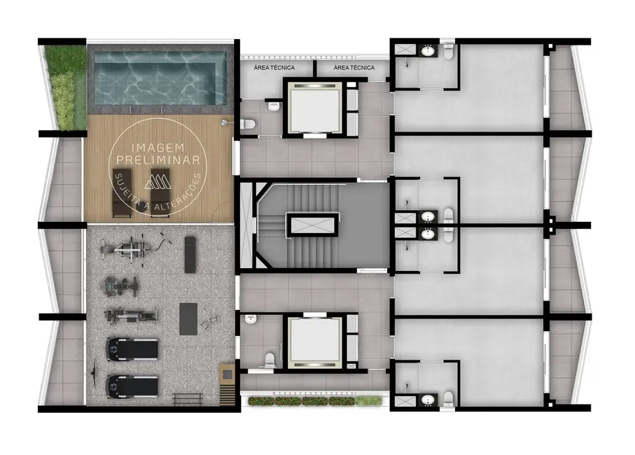 Apartamento com 1 quarto à venda, 26m2 em Moema, São Paulo - SP - imagem 8 Foto 8 de Apartamento com 1 quarto à venda, 26m2 em Moema, São Paulo - SP