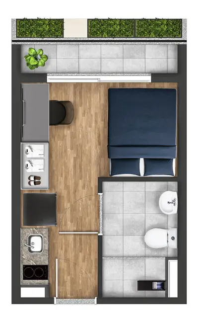 Foto 8 de Apartamento com 1 quarto à venda, 38m2 em Jardim Paulista, São Paulo - SP