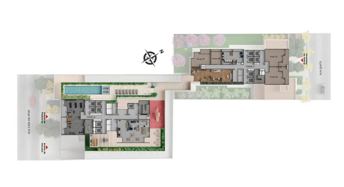 Apartamento com 2 quartos à venda, 61m2 em Vila Olímpia, São Paulo - SP - imagem 3 Foto 3 de Apartamento com 2 quartos à venda, 61m2 em Vila Olímpia, São Paulo - SP