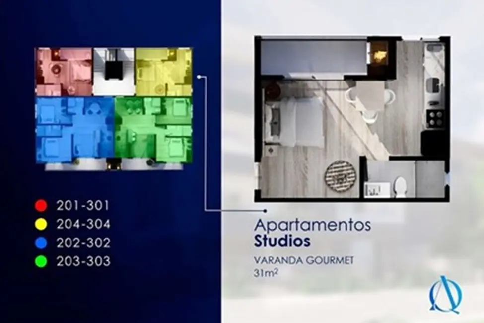 Foto 4 de Apartamento com 1 quarto à venda, 31m2 em Ingleses do Rio Vermelho, Florianopolis - SC