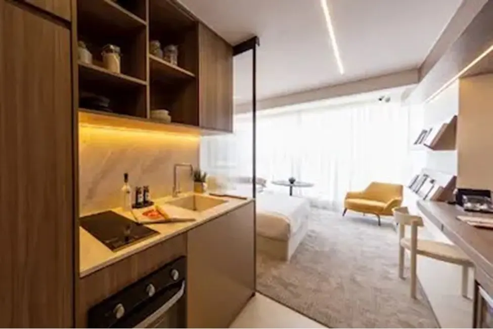 Apartamento com 1 quarto à venda, 28m2 em Jardim das Acácias, São Paulo - SP - imagem 5 Foto 5 de Apartamento com 1 quarto à venda, 28m2 em Jardim das Acácias, São Paulo - SP