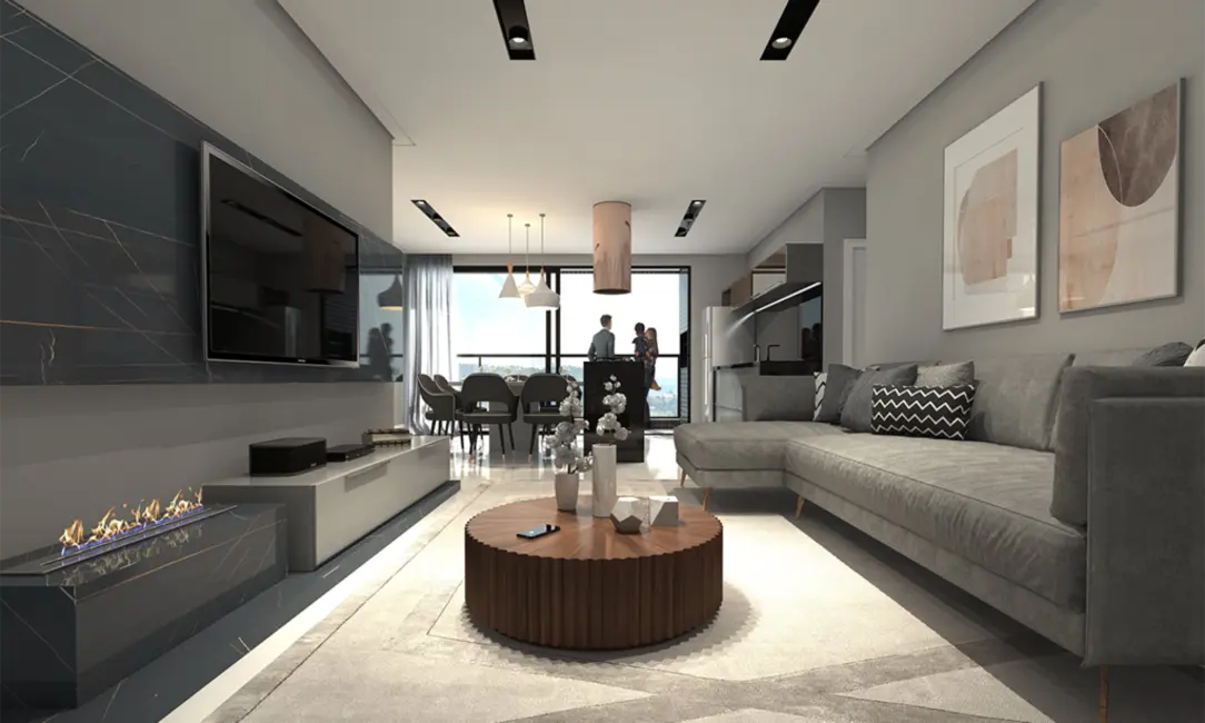 Apartamento com 3 quartos à venda, 188m2 em Itajai - SC - imagem 6 Foto 6 de Apartamento com 3 quartos à venda, 188m2 em Itajai - SC