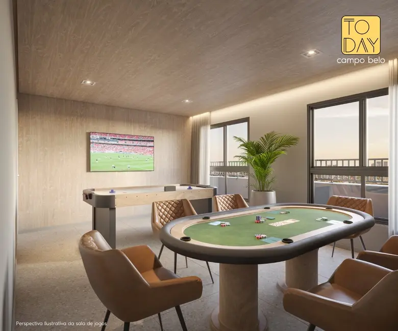 Foto 7 de Apartamento com 1 quarto à venda, 30m2 em Campo Belo, São Paulo - SP