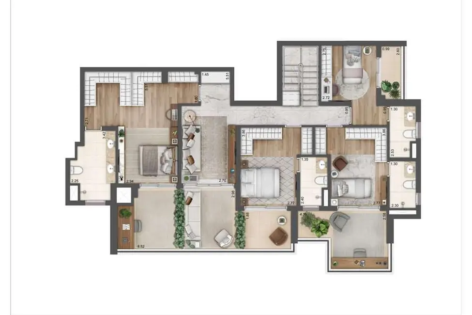 Foto 8 de Apartamento com 4 quartos à venda, 304m2 em Jardim Aurélia, São Paulo - SP