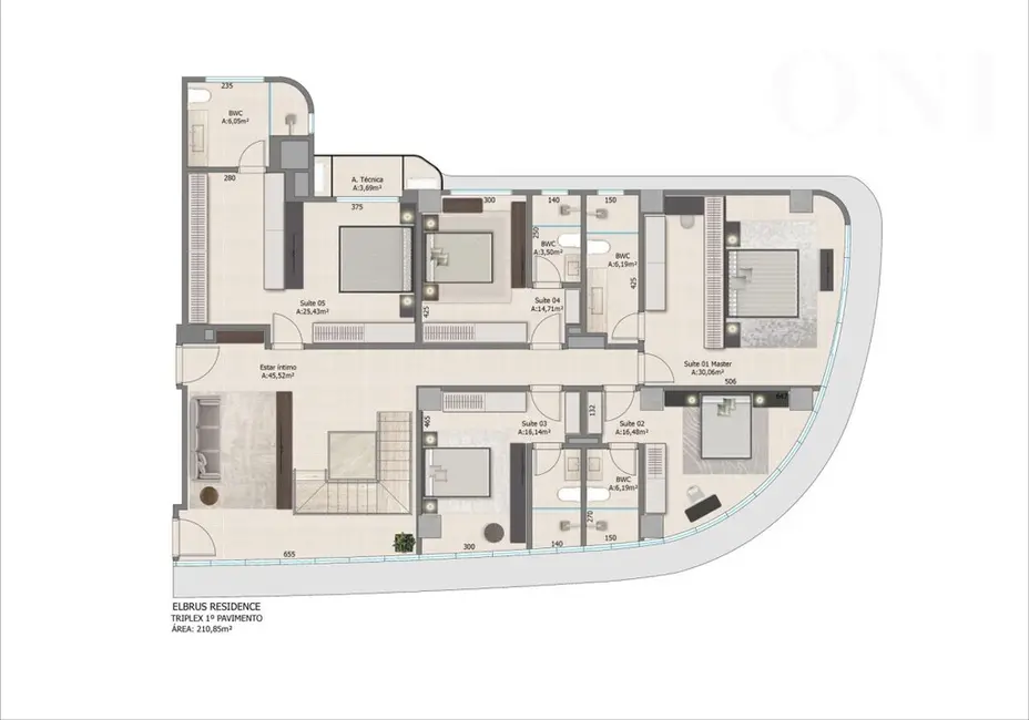 Foto 5 de Apartamento com 5 quartos à venda, 563m2 em Centro, Balneario Camboriu - SC