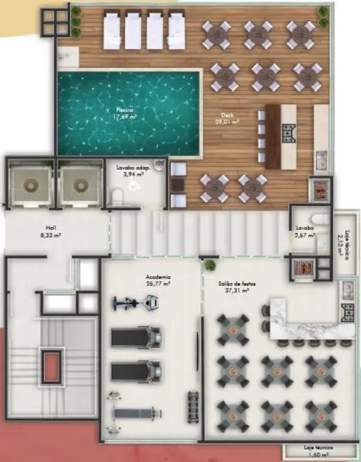 Foto 9 de Apartamento com 3 quartos à venda, 92m2 em Porto Belo - SC
