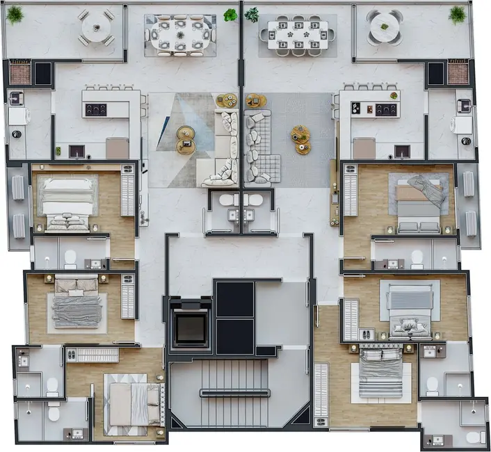 Foto 8 de Apartamento com 3 quartos à venda, 117m2 em Centro, Itapema - SC