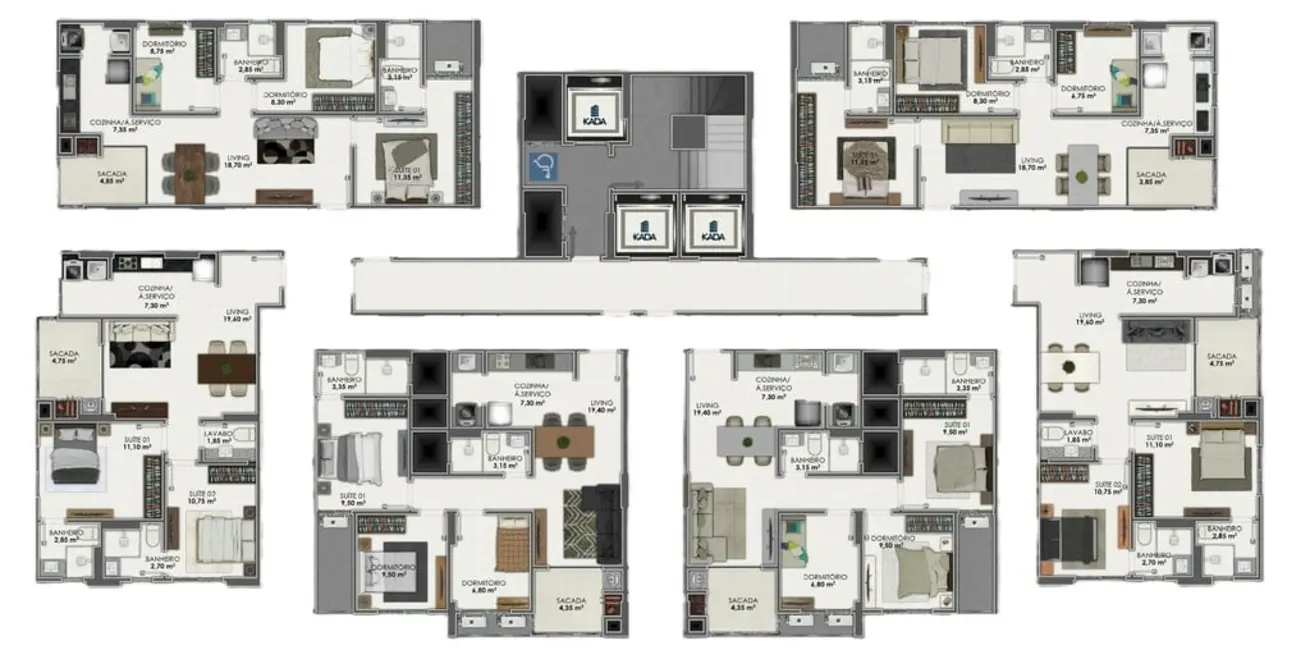 Foto 5 de Apartamento com 2 quartos à venda, 70m2 em Itapema - SC
