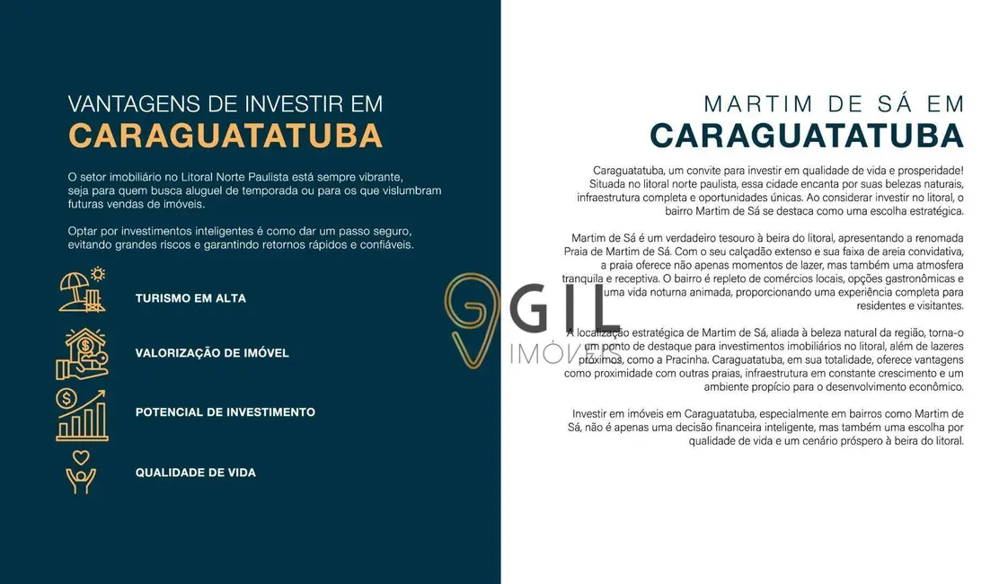 Foto 4 de Apartamento com 2 quartos à venda, 62m2 em Martim de Sá, Caraguatatuba - SP