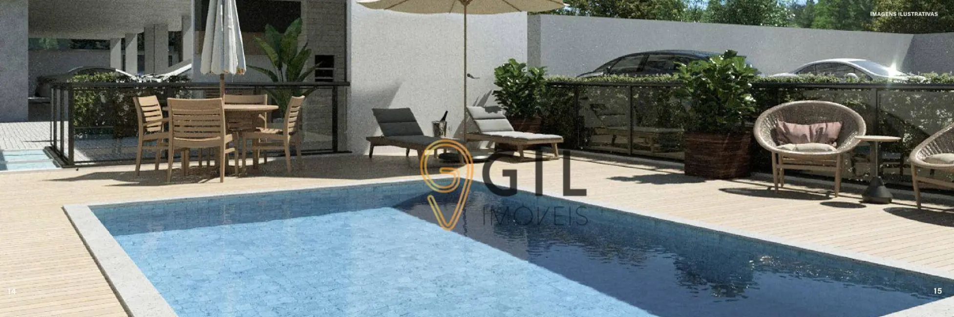 Foto 8 de Apartamento com 2 quartos à venda, 73m2 em Sumaré, Caraguatatuba - SP