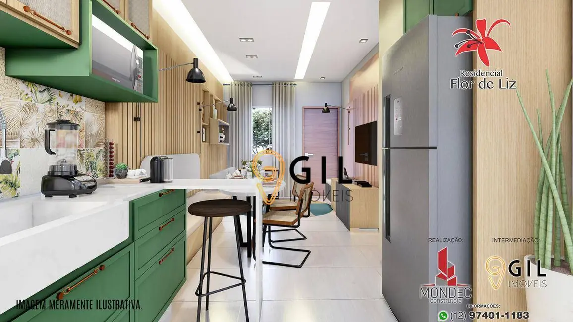 Casa de Condomínio com 2 quartos para alugar, 63m2 em Jardim Nova Esperança, Jacarei - SP - imagem 6 Foto 6 de Casa de Condomínio com 2 quartos para alugar, 63m2 em Jardim Nova Esperança, Jacarei - SP