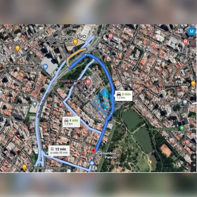 Foto 5 de Terreno / Lote à venda, 400m2 em Paraíso, Santo Andre - SP