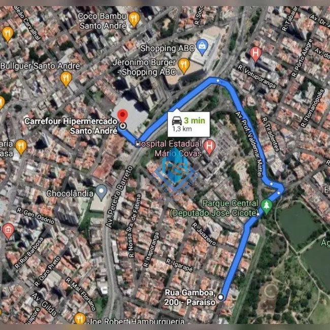 Foto 6 de Terreno / Lote à venda, 400m2 em Paraíso, Santo Andre - SP