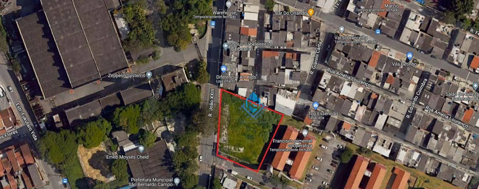 Foto 2 de Terreno / Lote à venda, 1496m2 em Cooperativa, Sao Bernardo Do Campo - SP