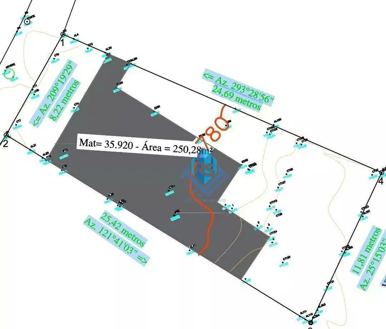 Foto 5 de Terreno / Lote à venda, 250m2 em Vila Guiomar, Santo Andre - SP