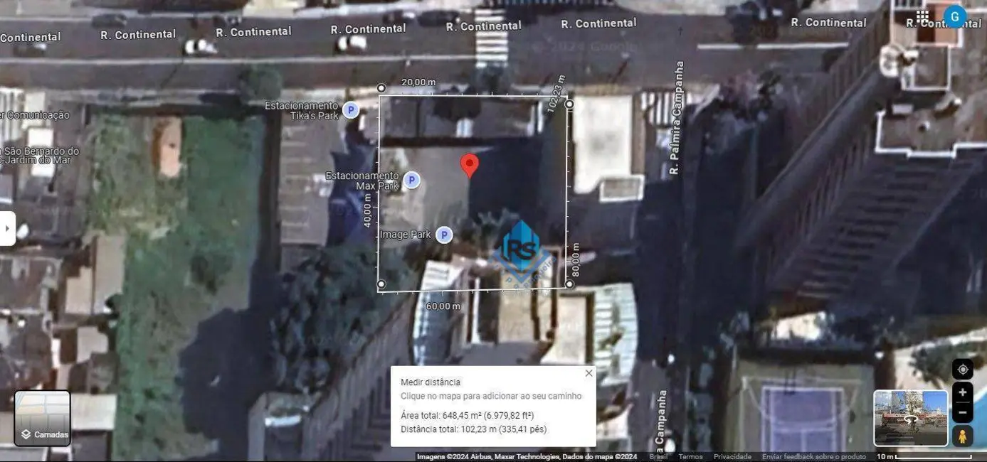 Foto 3 de Terreno / Lote à venda, 648m2 em Jardim do Mar, Sao Bernardo Do Campo - SP