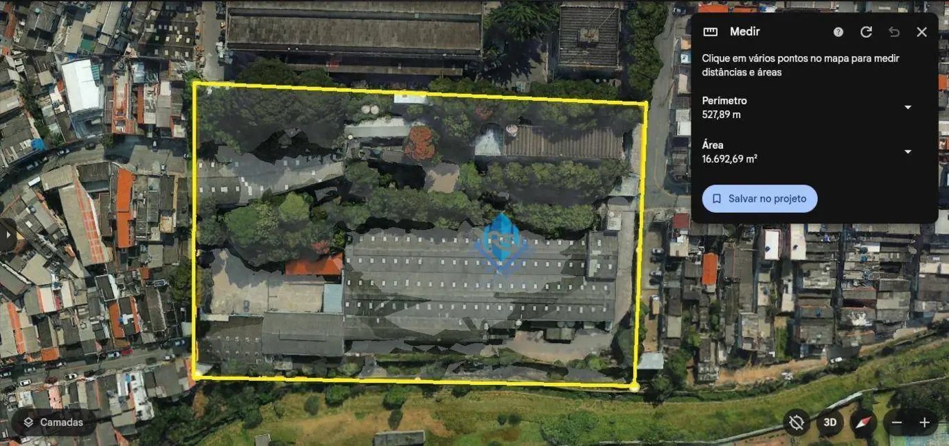 Foto 1 de Terreno / Lote à venda, 17000m2 em Taboão, Diadema - SP