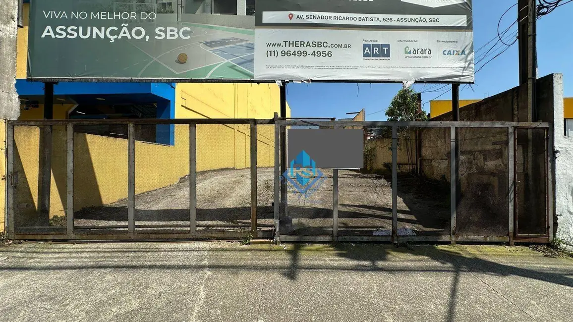 Foto 1 de Terreno / Lote para alugar, 468m2 em Assunção, Sao Bernardo Do Campo - SP