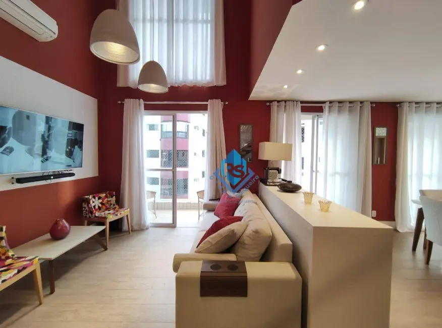 Foto 3 de Apartamento com 4 quartos à venda e para alugar, 140m2 em Vila Luis Antônio, Guaruja - SP