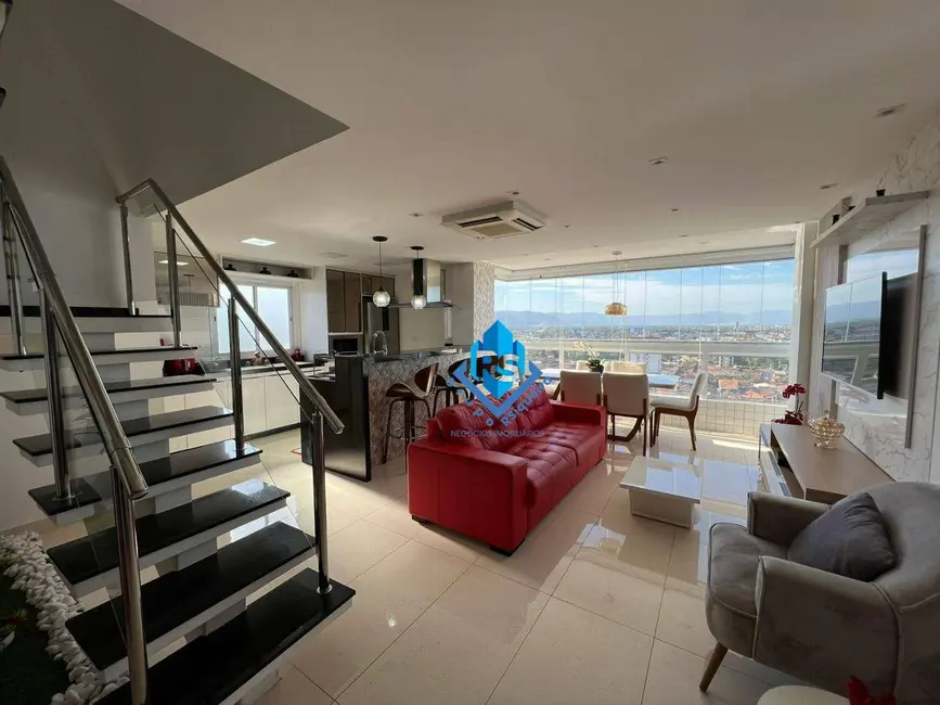 Foto 1 de Cobertura com 3 quartos à venda, 143m2 em Maracanã, Praia Grande - SP