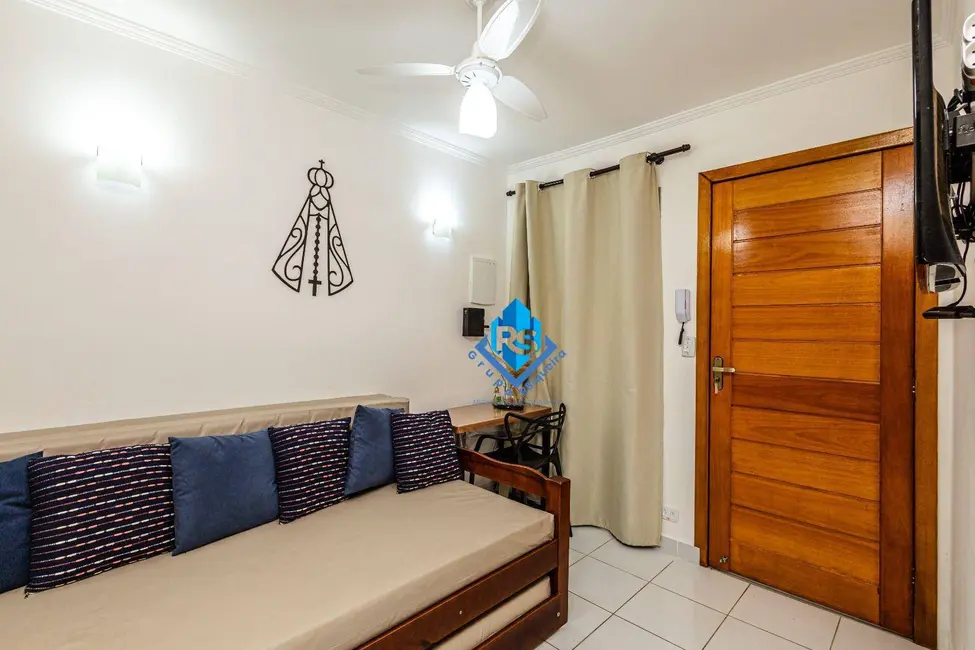 Foto 2 de Apartamento com 1 quarto à venda, 27m2 em Canto do Forte, Praia Grande - SP