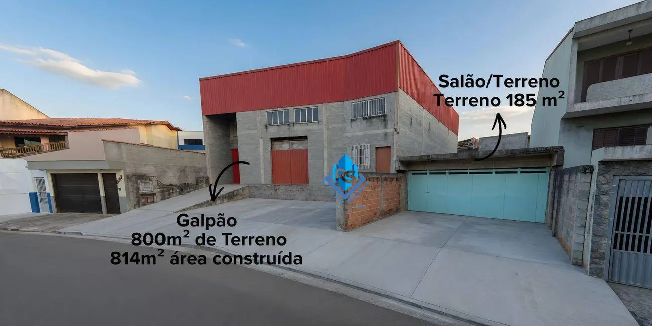 Foto 2 de Armazém / Galpão à venda, 985m2 em Jardim Las Vegas, Santo Andre - SP