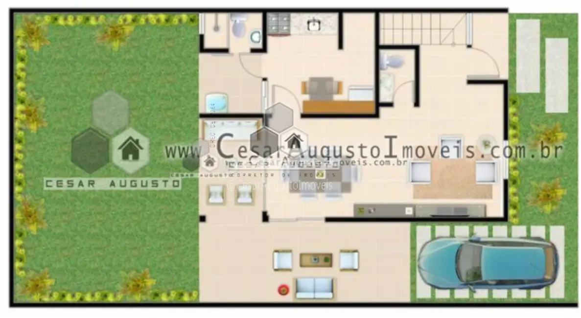 Casa com 3 quartos à venda, 137m2 em Coaçu, Eusebio - CE - imagem 4 Foto 4 de Casa com 3 quartos à venda, 137m2 em Coaçu, Eusebio - CE