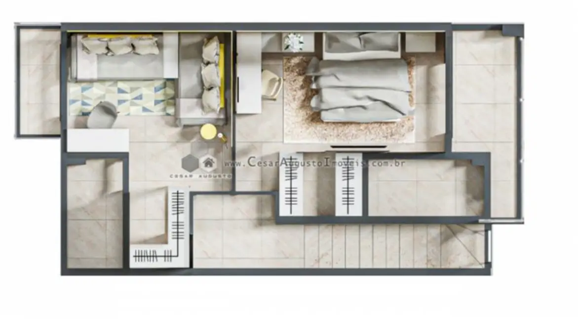 Casa com 3 quartos à venda, 100m2 em Eusebio - CE - imagem 4 Foto 4 de Casa com 3 quartos à venda, 100m2 em Eusebio - CE